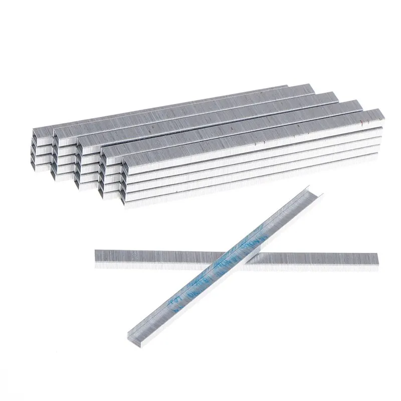 1000pcs  8mmWoodworking Door Shaped For Gun Tacker Stapler Nails Upholstery Staples