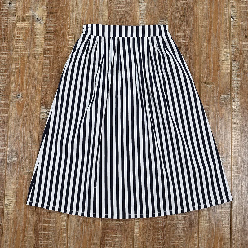 1pc skirt Одежда для мамы и дочки, штаны, рубашки с рисунком акулы, одежда для мамы и сына, одинаковые комплекты для семьи в полоску для мамы и меня - Цвет: 1pc skirt