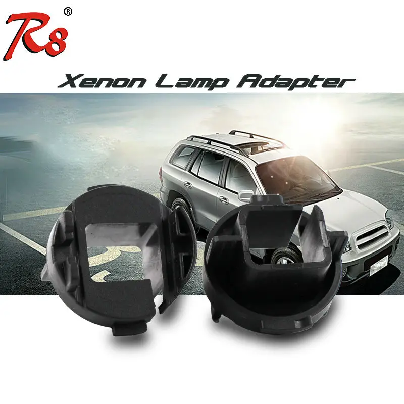 2 Pcs H7 HID Xenon Bulbs Adapters Holders For Kia Rio Hyundai Azera HID Installation Replacement