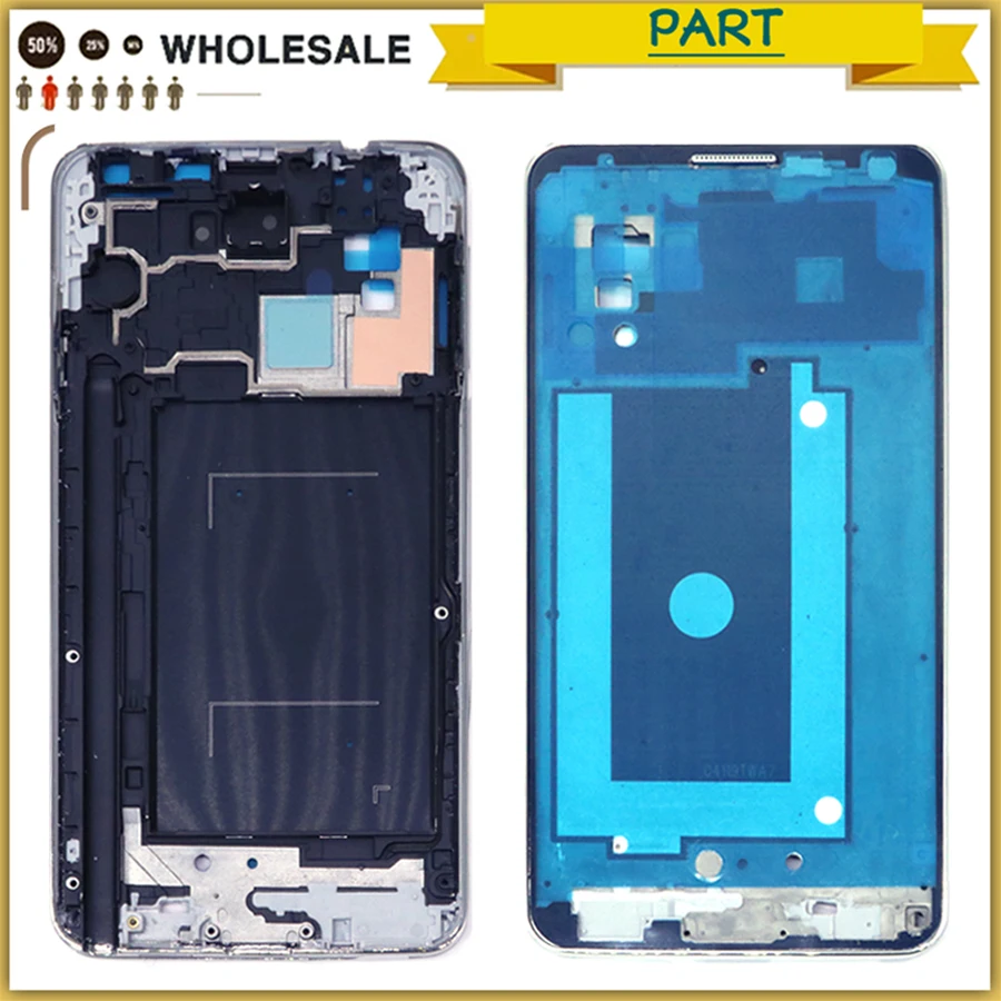 Новый ЖК передняя панель для samsung Galaxy Note 3 N900 3g N9005 Передняя дисплея средняя рамка