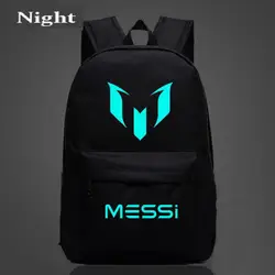Логотип Месси рюкзак сумка для мужчин обувь для мальчиков Барселона дорожная подростков школьный подарок Дети Mochila Bolsas Escolar