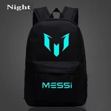 Logo Messi Backpack font b Bag b font Men Boys Barcelona Travel font b Bag b