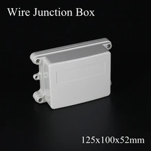 IP65 125x100x52 мм, водонепроницаемая распределительная коробка, пластиковая коробка для проекта, электрический разъем, Клемма, открытый корпус, коробка для настенного монтажа