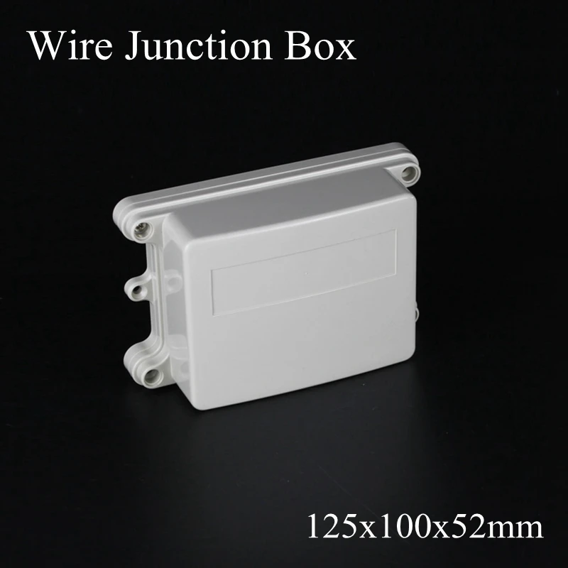 

IP65 125x100x52mm Waterproof Junction Box Plastic Project Box Electrical Connector Terminal Outdoor Enclosure Box Wall Mounting