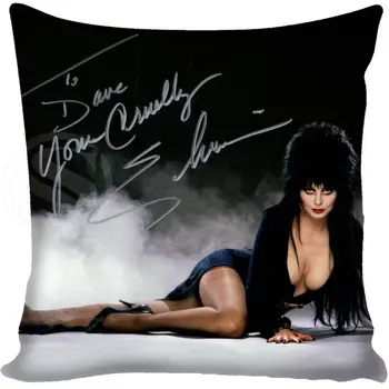 

Custom Elvira Pillowcase Square Zippered Home Decorative Pillow Cover Two Sides Printed 35X35 40X40 45X45 60X60
