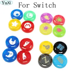 YuXi 100 PCS Multi color Limited Edtion силиконовые колпачки для ручек для nintendo Switch Joy-Con аналоговый контроллер