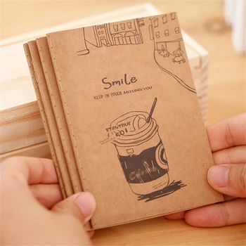 

DL K002 Korean stationery wholesale back to the old cute little book cartoon notebook Stationery office supplies for students