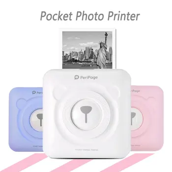 

Pocket Photo Printer Mini Mobile phone Photo Printer Portable Printer For Android, iOS And Windows