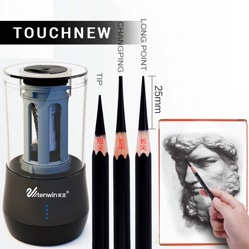 

Hot Electric Dual Purpose Multifunction Automatic Art Learning Sketch Pencil Electronic Sharpener WJ-XXWJ381- Best