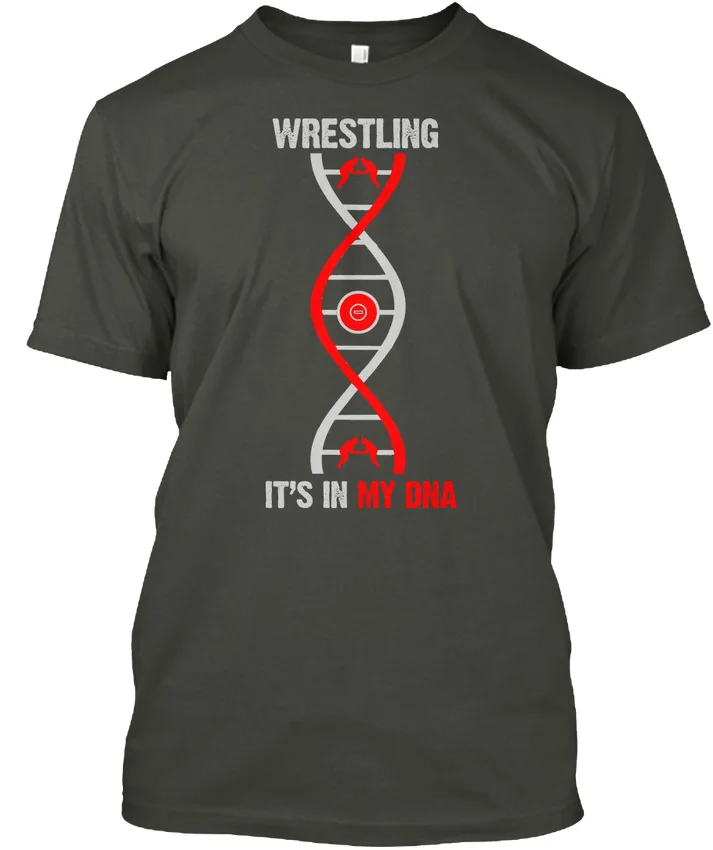 المصارعة Dna لها في بلدي Amz-شعبية Tagless المحملة T-Shirt100 ٪ القطن عارضة