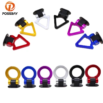 

POSSBAY Tow Hook Car Racing Towing Hook Car Auto Trailer Ring Universal Vehicle Towing Hanger Hook Decoration