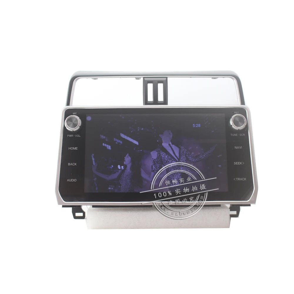 Perfect Bway 10.2"Car radio for TOYOTA PRADO 2018 Quadcore Android 7.0 car dvd player gps navigation with 1 G RAM,16G iNand,CANBUS 3