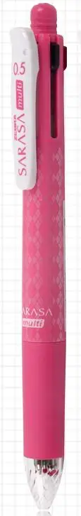 Zebra Sarasa мульти 4 цвета 0,5 мм гелевые чернила мульти ручка+ 0,5 мм карандаш Япония - Цвет: Pink