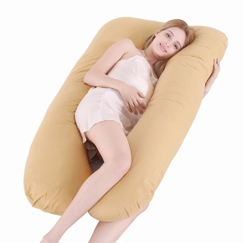 Подушка для беременных, подушка для сна для беременных женщин, постельные принадлежности для всего тела, u-образная подушка для длительного сна, многофункциональные подушки для беременных - Цвет: yellow