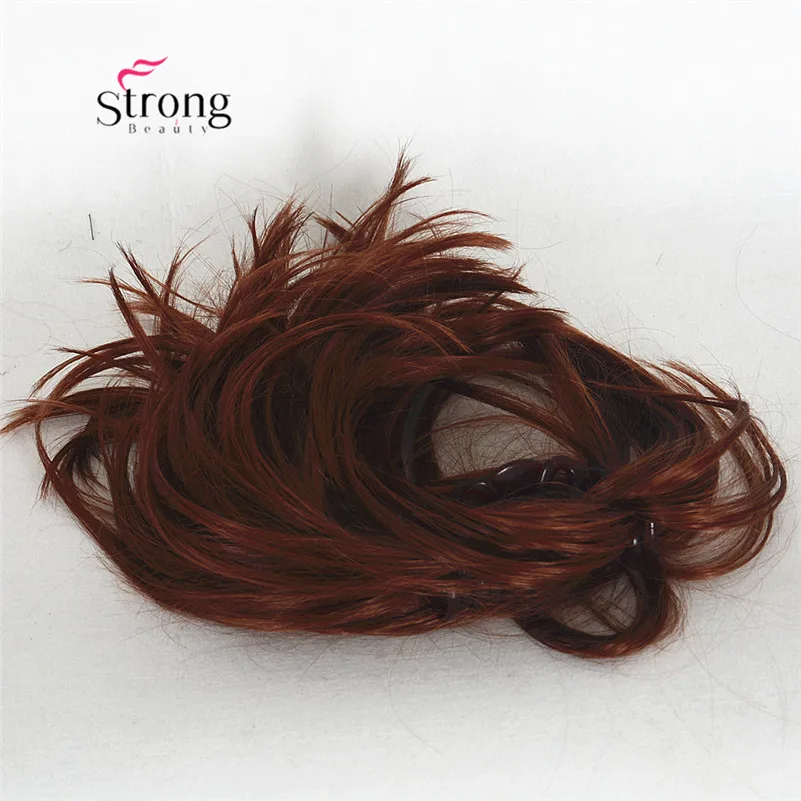 Серебристые 10-12 дюймовые короткие натуральные волнистые конский хвост для наращивания волос с клипсой для когтей на выбор цвета
