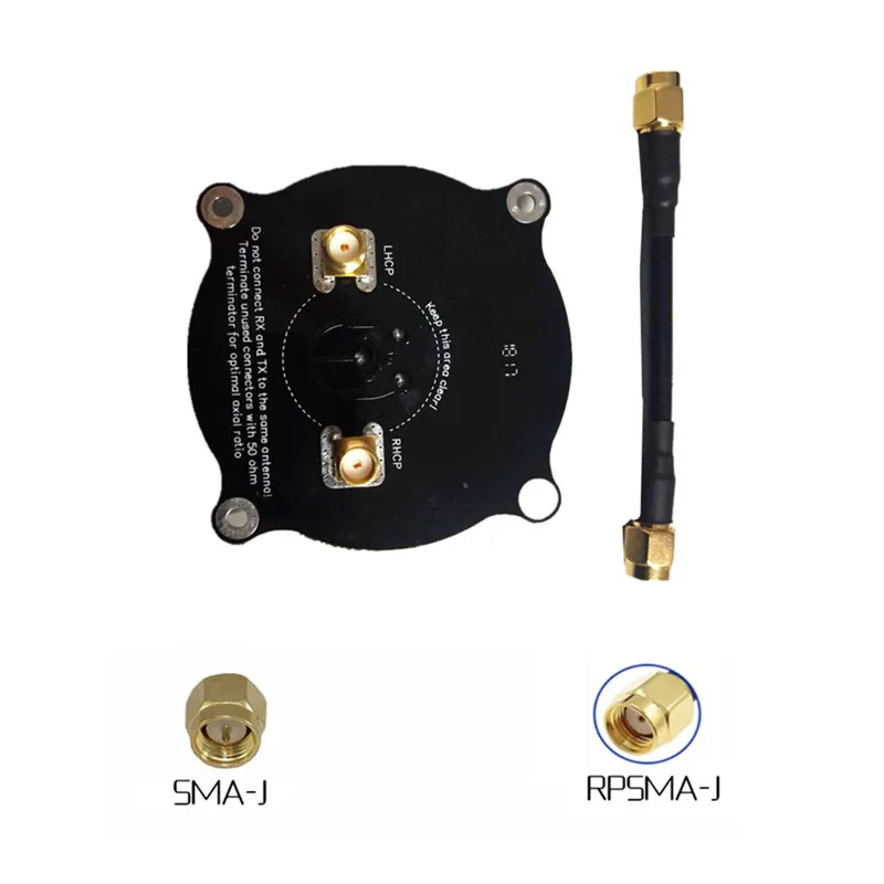 Padoda Pro 5,8 Ghz Панельная Антенна патч всенаправленная антенна Тройная подача Антенна для FPV гоночного дрона Fatshark очки