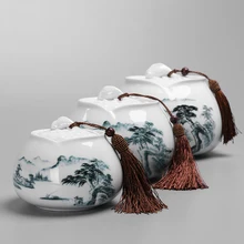 Качественный керамический белый чай caddy черный чай, пуэр, герметичный контейнер для хранения, контейнер для хранения чая