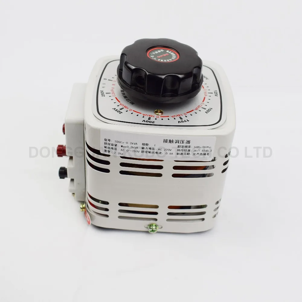 TDGC2 0.2kVA 0.2kW 200w вход 220V однофазный переменный регулятор напряжения Выходной