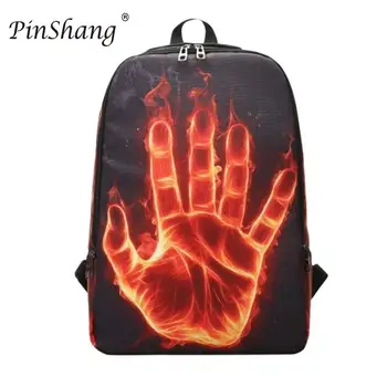 

PinShang Backpack Cool Animation Pattern Print School Bag Large-Capacity Students Backpack ZK35