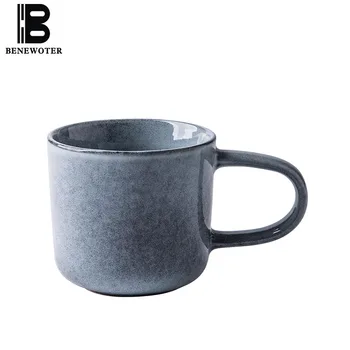 

230/320ml Japanese Style Ceramic Mug Office Coffee Cup Hand Grip Milk Tea Mug Fruit Juice Water Cup Vintage Drinkware Teaware
