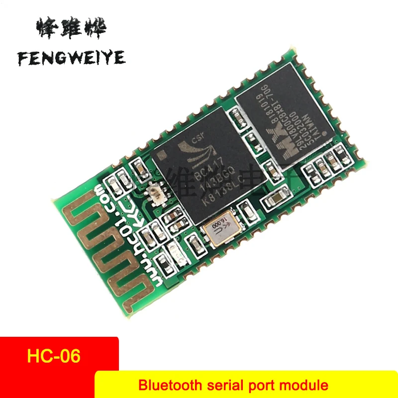 Panel without bottom plate HC 06 Bluetooth serial port module connection 51 single chip CSR HC