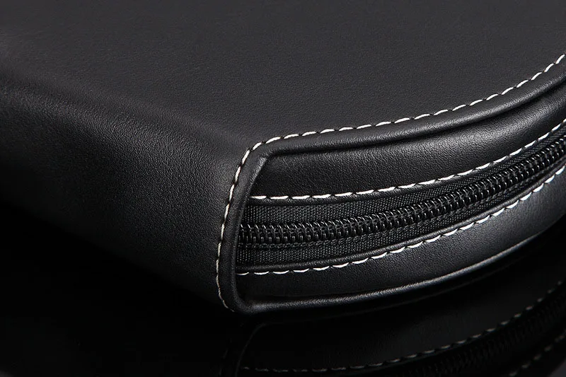 prativerdi Cheap Black Car CD Box DVD Case Automotive Supplies Storage Bag Travel organizer for Home or Car leather CD Holder6