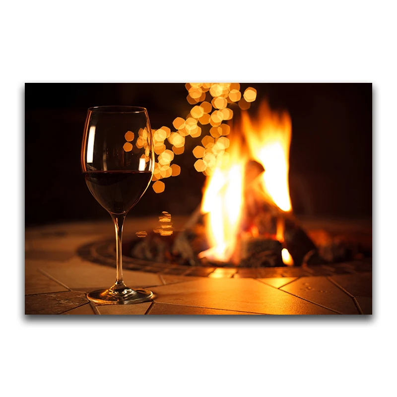DIY 3D Diamond painting scenery Full Square Diamond embroidery Cross stitch family Full Round Diamond mosaic Wine glasses