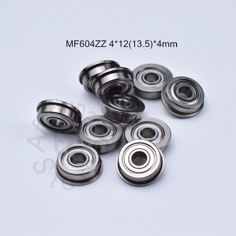 F604ZZ 4*12 (13 5) * 4 мм 10 шт Бесплатная доставка подшипник ABEC-5 604 фланцевого подшипника