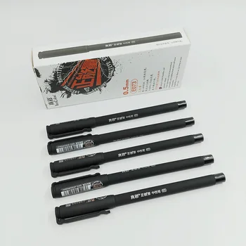 

[TrueColor] (4 Pieces/Lot) High Quality 0.5mm Gel Pen Black Ink Refill For Writing Roller Pen School and Office Supplies E073