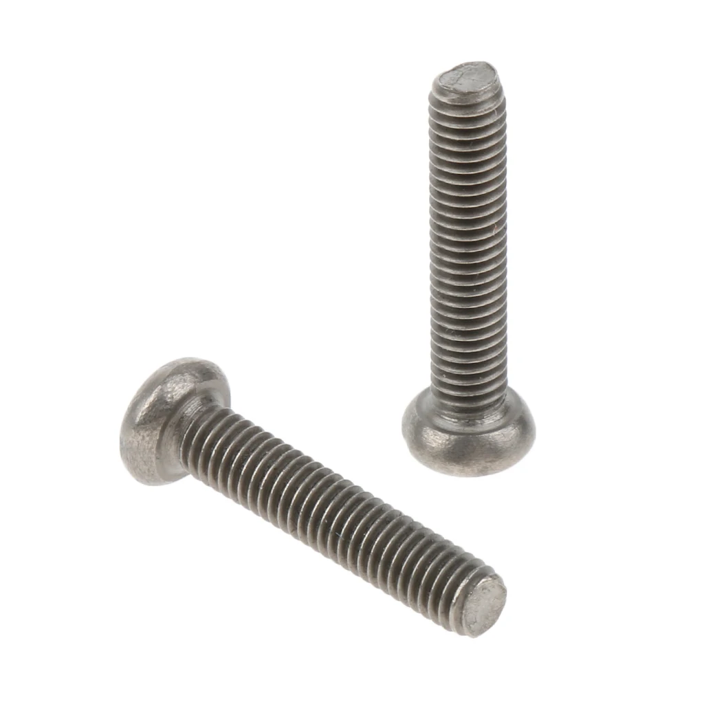 10 Pcs M3 Pan Head GR1 Titanium Machine Screws Phillips Drive