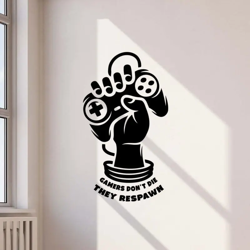 DETAL Gamer Decal Gaming Posters Gamer vinilo Wall Decals Parede Decor Mural etiqueta engomada del juego de video  G9345