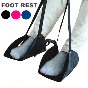 

NEW Foot Hammock Rest Stand Soft Flight Carry-on Feet Portable Durable Desk Home Office