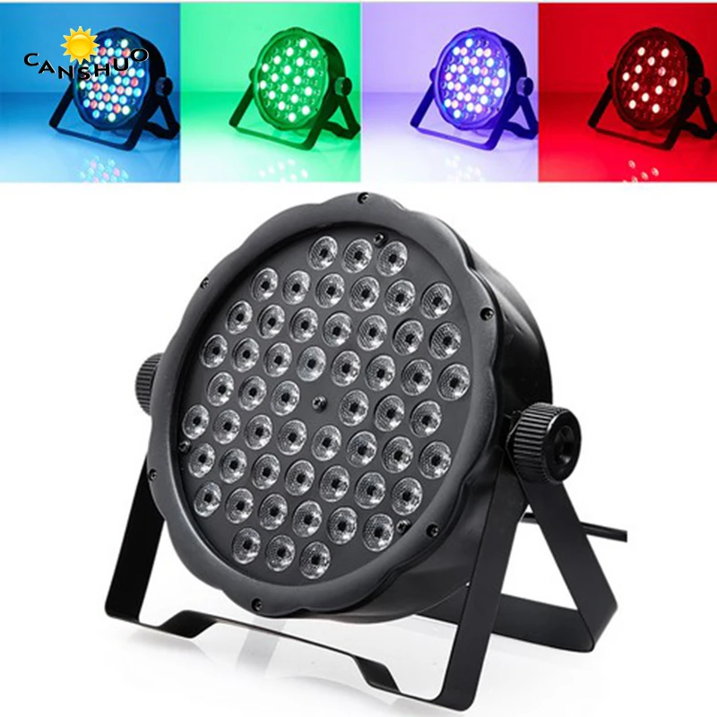 

New 54 leds RGBW PAR light 8CH LED DMX 512 Stage Light Effect Lighting for Disco Party Club Concert Bar KTV Dj EU/US Plug