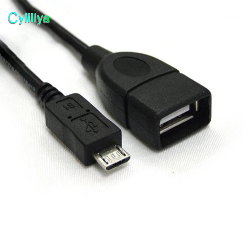 100 шт./лот микро USB хост кабель OTG 11 см 5pin mini usb кабели для планшетного ПК мобильный