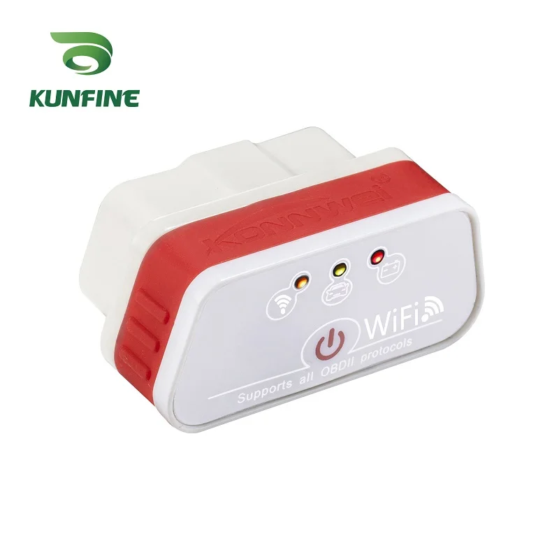 KUNFINE Super Mini KW901 WIFI ELM327 V1.5 ODB2 OBDII Автомобильный диагностический сканер инструмент ELM