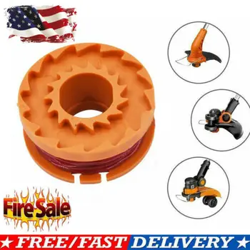 

13 Pack Replacement Spool Line String Trimmer WA0010 Weed Eater W/ Cap For Worx