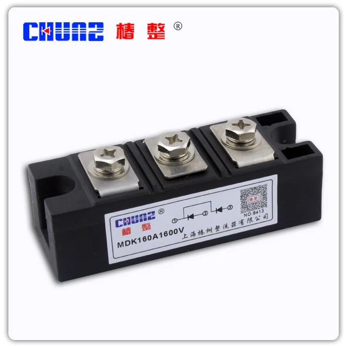 

[ZOB] RELAY The common anti photovoltaic diode module parts power station MDK160A1600 - Chunshu rectifier tube --5pcs/lot