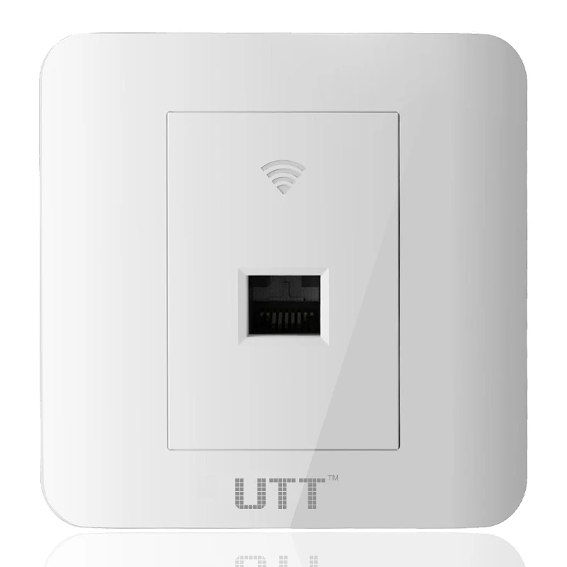 UTT WA1300N Wireless N 150М В стену беспроводной AP, AP, В стену беспроводные Wi-Fi Маршрутизаторы. Репитер, стандартный 86 мм Панель