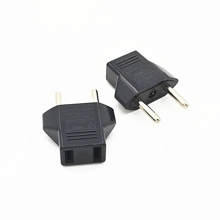 2017 2 pcs/lot New EU To China Plug Adapter Socket Plug Converter