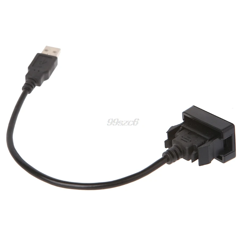 Автомобильный Стайлинг 12 24 В AUX USB порт кабель адаптер шнур провод зарядный для