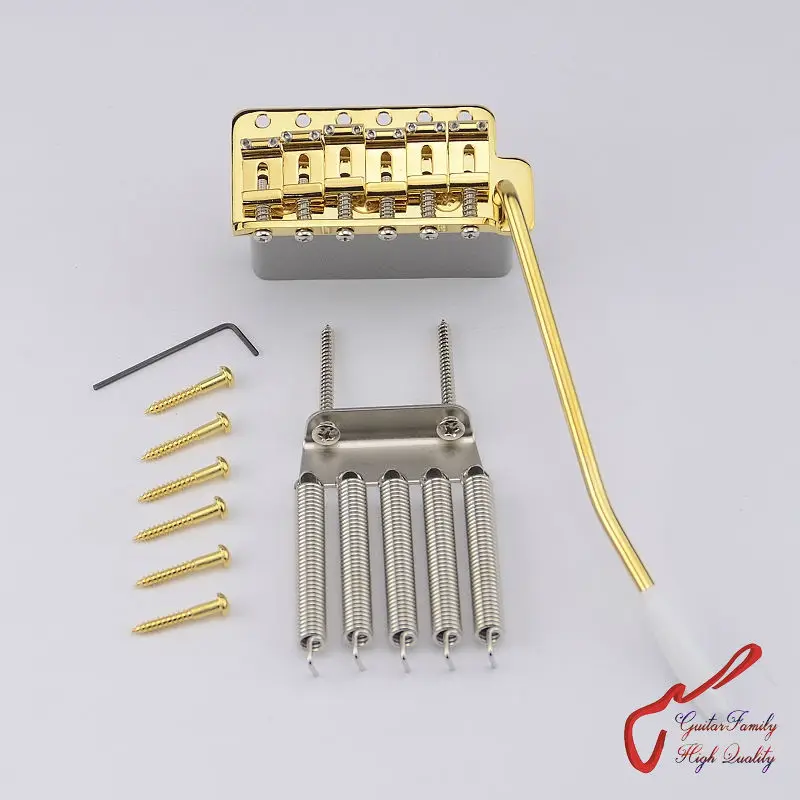 

Genuine Original GOTOH GE101T Vintage Style Electric Guitar Tremolo System Bridge ( Gold )