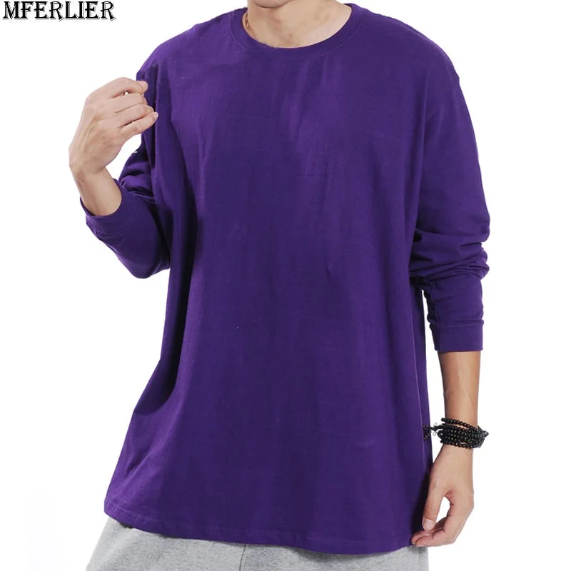 MFERLIER-winter-Autumn-t-shirt-men-5XL-6XL-7XL-8XL-Plus-size-cotton-Casual-Large-size (3)