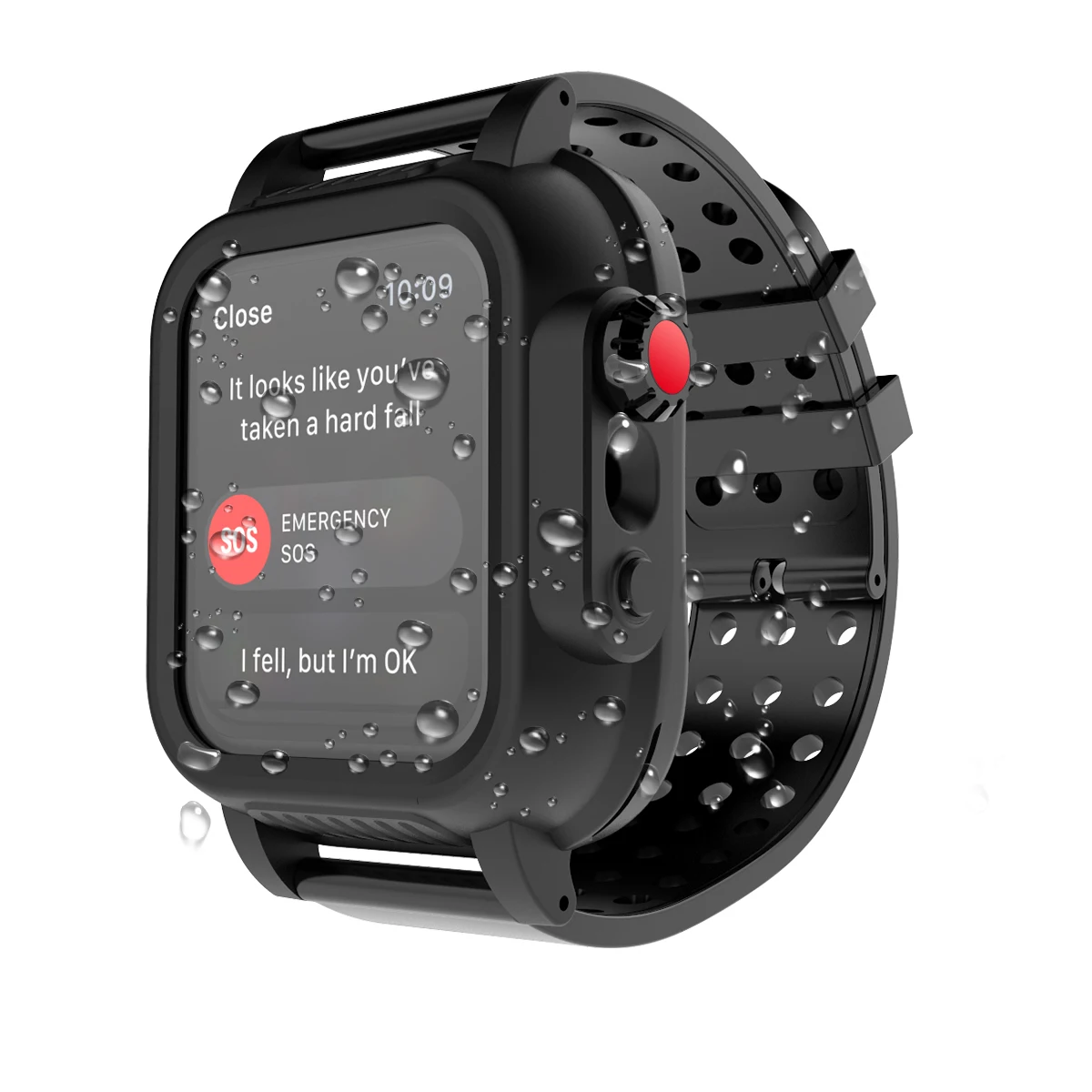 Для Apple iWatch Series 3 38 мм IP68 Водонепроницаемый защитный бампер ПК чехол для часов с