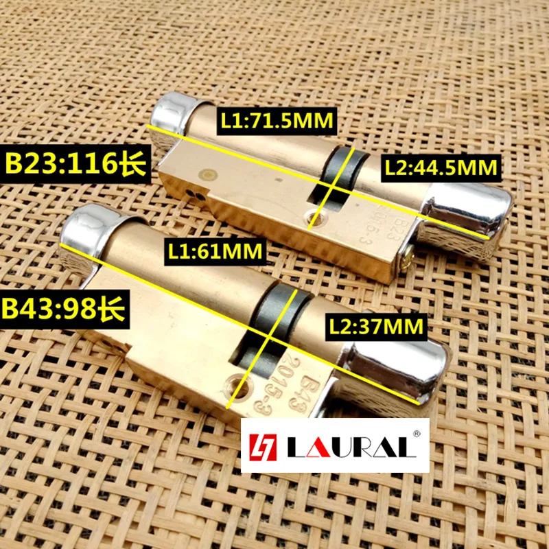 Door Lock Cylinder Door Lock Accessories Applicable Entrance Lock Cylinder Type 11 AB Key Security Anti-Theft Copper Door Lock Core With Keys