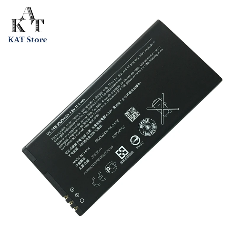Аккумулятор мобильного телефона для Nokia Lumia 640XL RM-1096 RM-1062 RM-1063 3000mAh батареи RM-1064