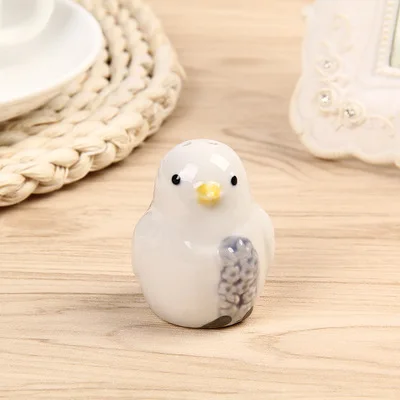 200pcs(100boxes)Wedding Cut Penguin Lover Couple Ceramic Salt and Pepper Shaker Favors And Gifts for Guest