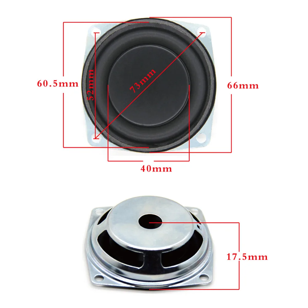 AIYIMA 2PC 66MM Bass Radiator Passive Radiator Rubber Diaphragm