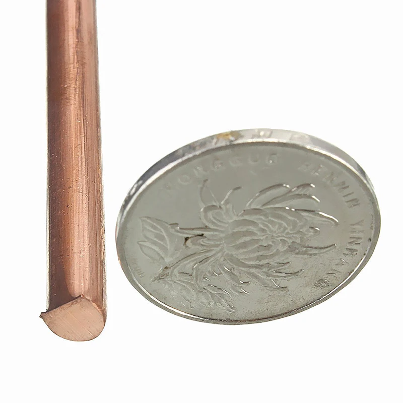 1pcs 99.9% Pure Solid Copper Cu Metal Rod Tube Cylinder Bar Tool 6mm*200mm DIY tools