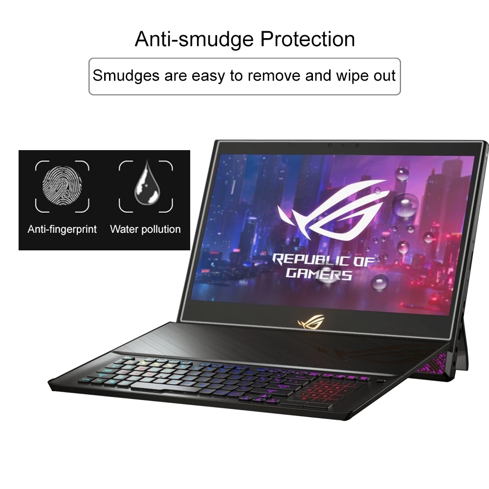 Экран ноутбука HD защитная пленка из закаленного стекла для ASUS ROG Mothership(GZ700) 17,3 дюйма(Размер: 382,5*215 мм