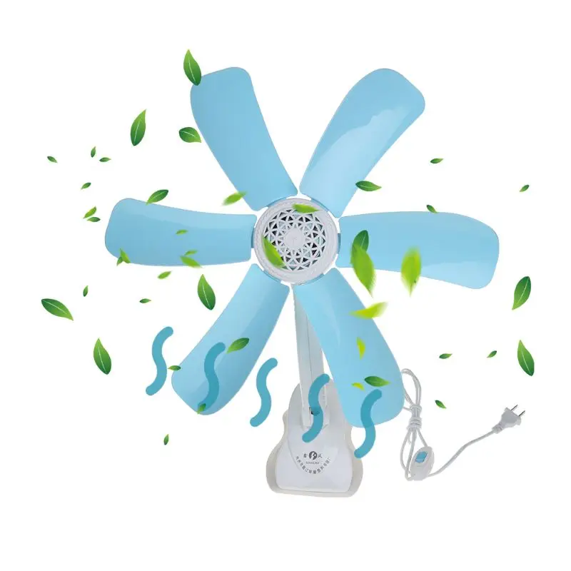 

Quiet 5 Leaves Electric Clip Fan Breezer Cooler Stroller Fans Electric Fan Multifunction Wall hanging Table Folder Fan